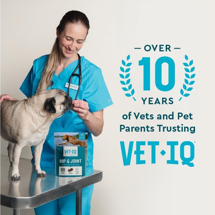 VetIQ Glucosamine Hip & Joint Chews for Dogs (180 Count)