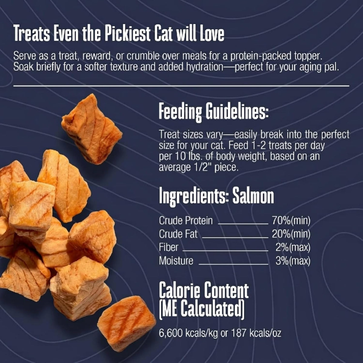 Whole Life Just One Freeze-Dried Salmon Cat Treats (1 oz)
