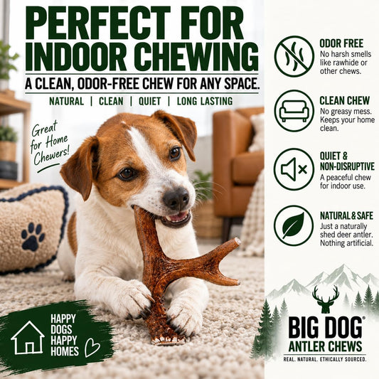Big Dog Antler Chews Whole Deer Antler Dog Chew