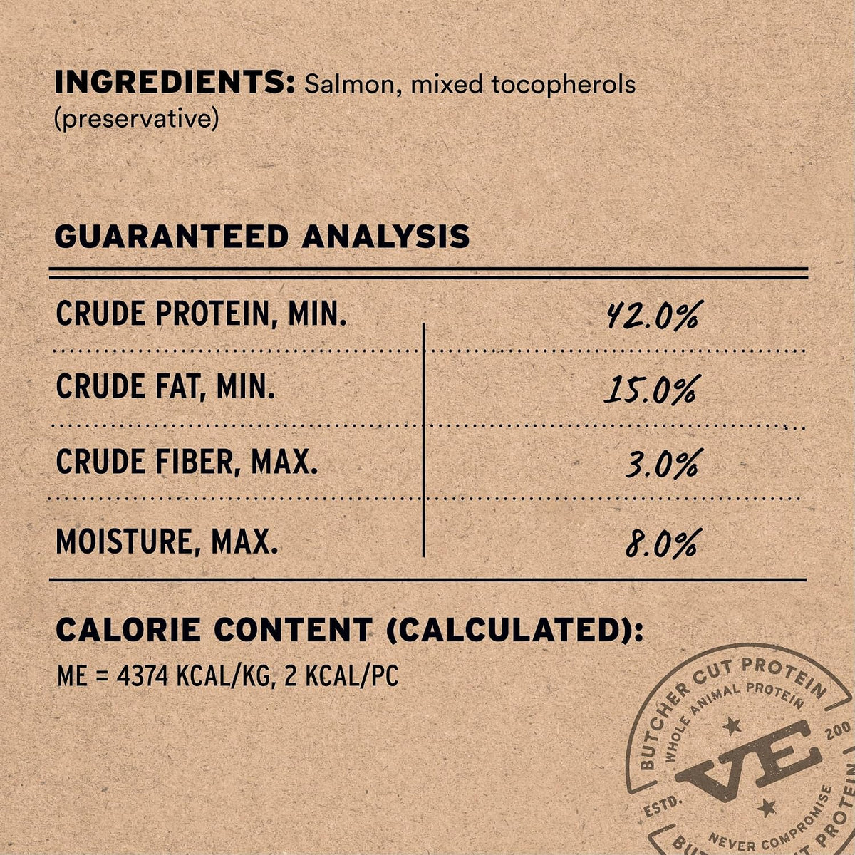 Vital Essentials Freeze-Dried Salmon Dog Treats (2.5 oz)